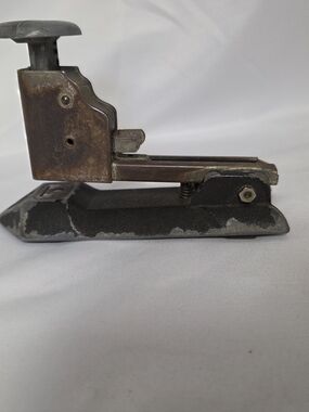 Arrow Fastener Model A-44 Stapler Vintage Silver With Black Base 1930’s